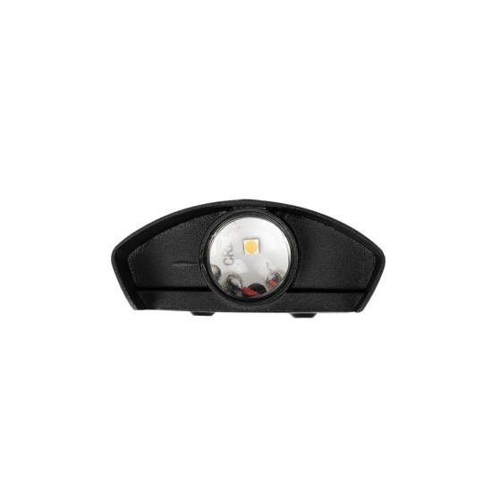 GLOBOSTAR® SIXOAD 60676 Μοντέρνο Φωτιστικό Τοίχου - Απλίκα LED 4W 500lm 30° AC 220-240V Αδιάβροχο IP65 Θερμό Λευκό 2700K - CREE XPE Chip & TÜV SÜD Driver - Μαύρο Ματ - Μ8.5 x Π3.5 x Υ8cm - 5 Χρόνια Εγγύηση