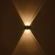 GLOBOSTAR® SIXOAD 60677 Μοντέρνο Φωτιστικό Τοίχου - Απλίκα LED 8W 1000lm 30° AC 220-240V Αδιάβροχο IP65 Θερμό Λευκό 2700K - CREE XPE Chip & TÜV SÜD Driver - Μαύρο Ματ - Μ12 x Π4 x Υ8cm - 5 Χρόνια Εγγύηση