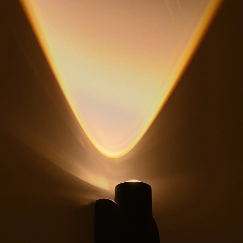 GLOBOSTAR® ARC 60679 Μοντέρνο Φωτιστικό Τοίχου - Απλίκα LED 4W 500lm 30° AC 220-240V Αδιάβροχο IP65 Θερμό Λευκό 2700K - CREE XPE Chip & TÜV SÜD Driver - Μαύρο Ματ - Μ3.5 x Π4.8 x Υ11.5cm - 5 Χρόνια Εγγύηση