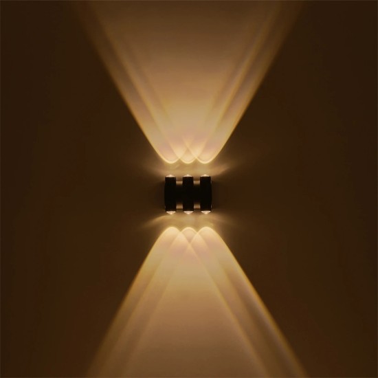 GLOBOSTAR® ARC 60680 Μοντέρνο Φωτιστικό Τοίχου - Απλίκα LED 12W 1500lm 30° AC 220-240V Αδιάβροχο IP65 Θερμό Λευκό 2700K - CREE XPE Chip & TÜV SÜD Driver - Μαύρο Ματ - Μ14 x Π4.8 x Υ11.5cm - 5 Χρόνια Εγγύηση GLOBOSTAR® ARC 60680 Μοντέρνο Φωτιστικό Τοίχου - Απλίκα LED 12W 1500lm 30° AC 220-240V Αδιάβροχο IP65 Θερμό Λευκό 2700K - CREE XPE Chip & TÜV SÜD Driver - Μαύρο Ματ - Μ14 x Π4.8 x Υ11.5cm - 5 Χρόνια Εγγύηση
