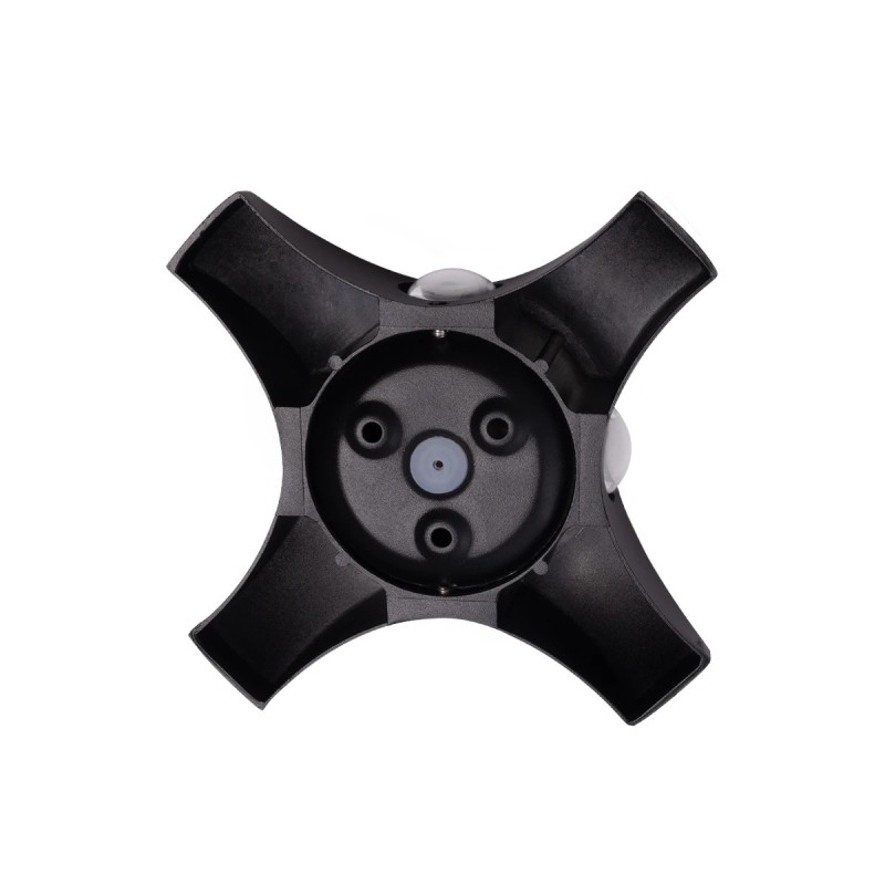 GLOBOSTAR® SPARK 60683 Μοντέρνο Φωτιστικό Τοίχου - Απλίκα LED 8W 1000lm 30° AC 220-240V Αδιάβροχο IP65 Θερμό Λευκό 2700K - CREE XPE Chip & TÜV SÜD Driver - Μαύρο Ματ - Μ14.5 x Π5 x Υ14.5cm - 5 Χρόνια Εγγύηση