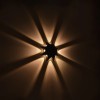 GLOBOSTAR® SPARK 60684 Μοντέρνο Φωτιστικό Τοίχου - Απλίκα LED 16W 2000lm 30° AC 220-240V Αδιάβροχο IP65 Θερμό Λευκό 2700K - CREE XPE Chip & TÜV SÜD Driver - Μαύρο Ματ - Μ25 x Π6 x Υ25cm - 5 Χρόνια Εγγύηση
