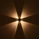 GLOBOSTAR® HIKARI 60687 Μοντέρνο Φωτιστικό Τοίχου - Απλίκα LED 8W 1000lm 30° AC 220-240V Αδιάβροχο IP65 Θερμό Λευκό 2700K - CREE XPE Chip & TÜV SÜD Driver - Μαύρο Ματ - Μ10 x Π4 x Υ10cm - 5 Χρόνια Εγγύηση