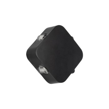 GLOBOSTAR® LUZ 60688 Μοντέρνο Φωτιστικό Τοίχου - Απλίκα LED 8W 1000lm 10° AC 220-240V Αδιάβροχο IP65 Θερμό Λευκό 2700K - CREE XPE Chip & TÜV SÜD Driver - Μαύρο Ματ - Μ13.5 x Π4.5 x Υ13.5cm - 5 Χρόνια Εγγύηση