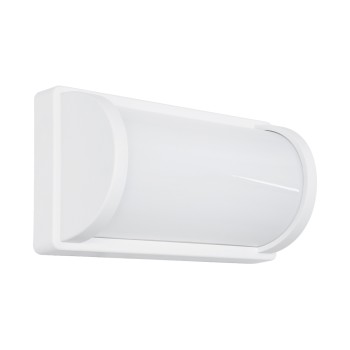 GLOBOSTAR® CELESTIAL 60694 Μοντέρνο Φωτιστικό Τοίχου - Απλίκα LED 15W 1575lm 120° AC 220-240V Αδιάβροχο IP65 Φυσικό Λευκό 4500K - Bridgelux SMD Chip - Λευκό Ματ - Μ26 x Π9 x Υ13.5cm - 3 Χρόνια Εγγύηση