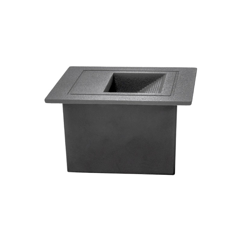 kelvo® STEPART KLV-101-0078 Χωνευτό Φωτιστικό Σκαλοπατιού / Διαδρόμου LED 3W 375lm 45° AC 220-240V Αδιάβροχο IP65 Θερμό Λευκό 2700K - Lumileds SMD Chip & TÜV SÜD Driver - Γκρι Ανθρακί Ματ - Μ8.5 x Π5 x Υ8.5cm / Q6.7 x 6.7cm - 5 Χρόνια Εγγύηση