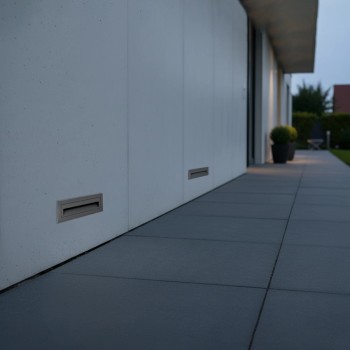 kelvo® STEPART KLV-101-0087 Χωνευτό Φωτιστικό Σκαλοπατιού / Διαδρόμου LED 4W 500lm 45° AC 220-240V Αδιάβροχο IP65 Θερμό Λευκό 2700K - Lumileds SMD Chip & TÜV SÜD Driver - Γκρι Ανθρακί Ματ - Μ21 x Π5.5 x Υ6.5cm / Q20.3 x 5.6cm - 5 Χρόνια Εγγύηση