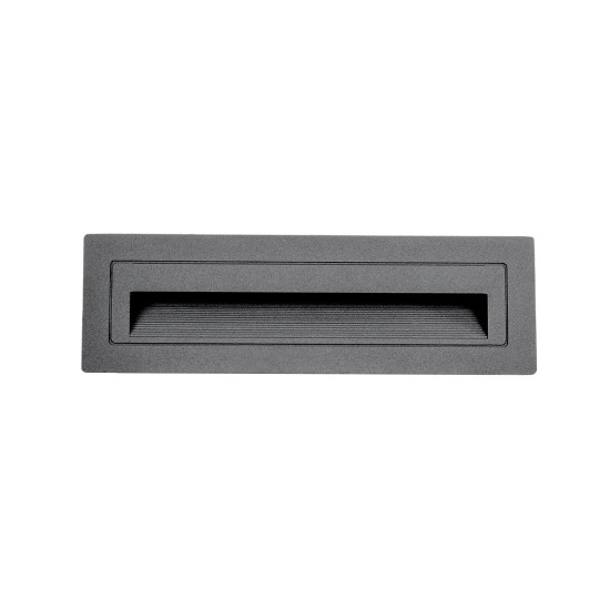 kelvo® STEPART KLV-101-0087 Μοντέρνο Χωνευτό Φωτιστικό Σκαλοπατιού - Διαδρόμου LED 6W 750lm 45° AC 220-240V Αδιάβροχο IP65 Θερμό Λευκό 2700K - Lumileds SMD Chip & TÜV SÜD Driver - Γκρι Ανθρακί Ματ - Μ21 x Π5.5 x Υ6.5cm / Q20.3 x 5.6cm - 5 Χρόνια Εγγύ kelvo® STEPART KLV-101-0087 Μοντέρνο Χωνευτό Φωτιστικό Σκαλοπατιού - Διαδρόμου LED 6W 750lm 45° AC 220-240V Αδιάβροχο IP65 Θερμό Λευκό 2700K - Lumileds SMD Chip & TÜV SÜD Driver - Γκρι Ανθρακί Ματ - Μ21 x Π5.5 x Υ6.5cm / Q20.3 x 5.6cm - 5 Χρόνια Εγγύ