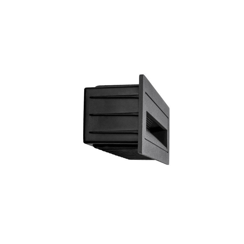 kelvo® STEPART KLV-101-0087 Χωνευτό Φωτιστικό Σκαλοπατιού / Διαδρόμου LED 4W 500lm 45° AC 220-240V Αδιάβροχο IP65 Θερμό Λευκό 2700K - Lumileds SMD Chip & TÜV SÜD Driver - Γκρι Ανθρακί Ματ - Μ21 x Π5.5 x Υ6.5cm / Q20.3 x 5.6cm - 5 Χρόνια Εγγύηση