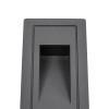 kelvo® STEPART KLV-101-0090 Χωνευτό Φωτιστικό Σκαλοπατιού / Διαδρόμου LED 3W 375lm 45° AC 220-240V Αδιάβροχο IP65 Θερμό Λευκό 2700K - Lumileds SMD Chip & TÜV SÜD Driver - Γκρι Ανθρακί Ματ - Μ6 x Π5.5 x Υ10cm / Q5 x 9.6cm - 5 Χρόνια Εγγύηση