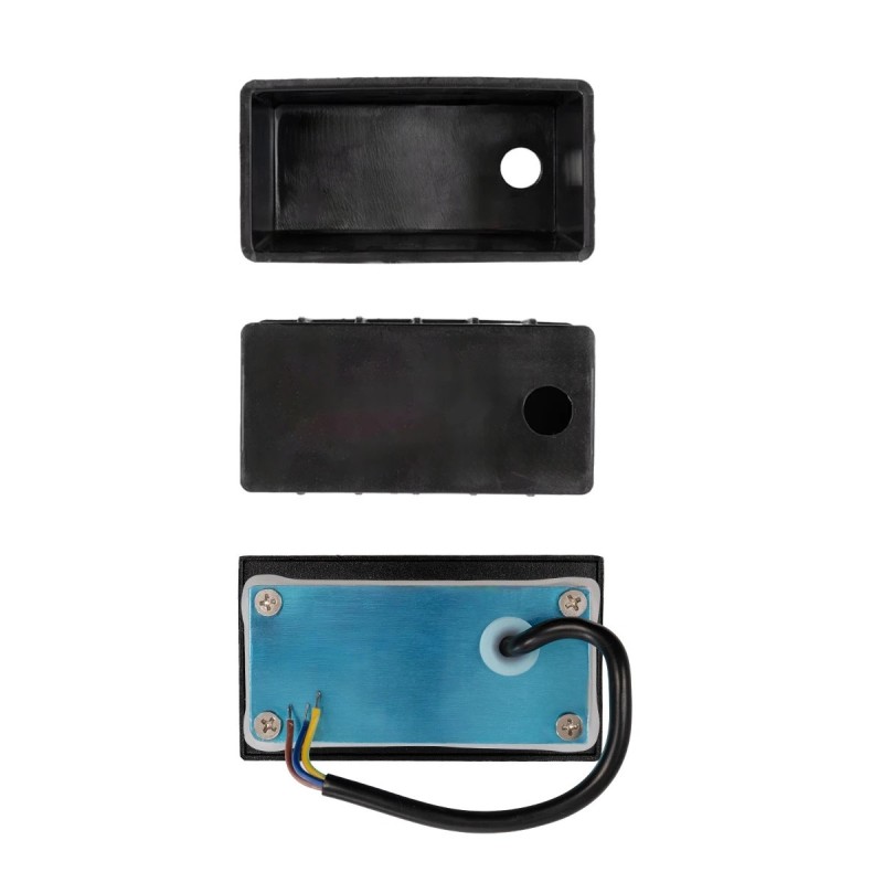 kelvo® STEPART KLV-101-0089 Χωνευτό Φωτιστικό Σκαλοπατιού / Διαδρόμου LED 3W 375lm 45° AC 220-240V Αδιάβροχο IP65 Θερμό Λευκό 2700K - Lumileds SMD Chip & TÜV SÜD Driver - Μαύρο Ματ - Μ6 x Π5.5 x Υ10cm / Q5 x 9.6cm - 5 Χρόνια Εγγύηση