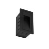 kelvo® STEPART KLV-101-0089 Χωνευτό Φωτιστικό Σκαλοπατιού / Διαδρόμου LED 3W 375lm 45° AC 220-240V Αδιάβροχο IP65 Θερμό Λευκό 2700K - Lumileds SMD Chip & TÜV SÜD Driver - Μαύρο Ματ - Μ6 x Π5.5 x Υ10cm / Q5 x 9.6cm - 5 Χρόνια Εγγύηση
