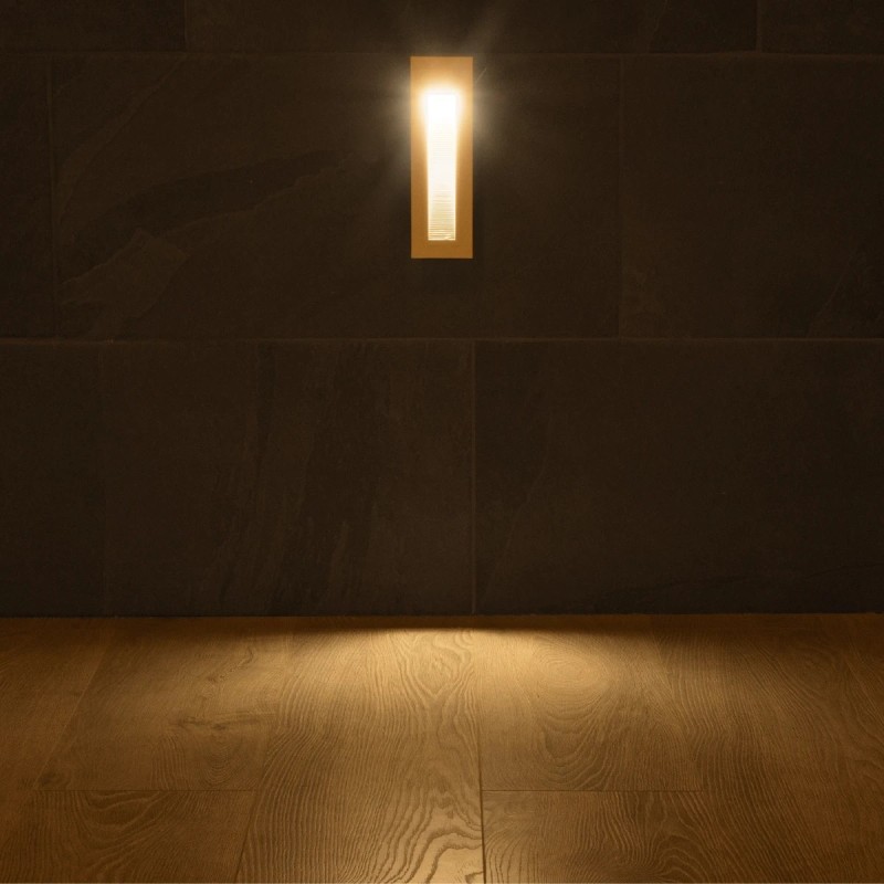 kelvo® STEPART KLV-101-0094 Χωνευτό Φωτιστικό Σκαλοπατιού / Διαδρόμου LED 3W 375lm 45° AC 220-240V Αδιάβροχο IP65 Θερμό Λευκό 2700K - Lumileds SMD Chip & TÜV SÜD Driver - Λευκό Ματ - Μ6.5 x Π6.5 x Υ21cm / Q5.4 x 18.9cm - 5 Χρόνια Εγγύηση