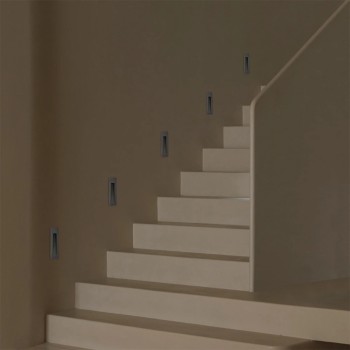 kelvo® STEPART KLV-101-0093 Χωνευτό Φωτιστικό Σκαλοπατιού / Διαδρόμου LED 3W 375lm 45° AC 220-240V Αδιάβροχο IP65 Θερμό Λευκό 2700K - Lumileds SMD Chip & TÜV SÜD Driver - Γκρι Ανθρακί Ματ - Μ6.5 x Π6.5 x Υ21cm / Q5.4 x 18.9cm - 5 Χρόνια Εγγύηση