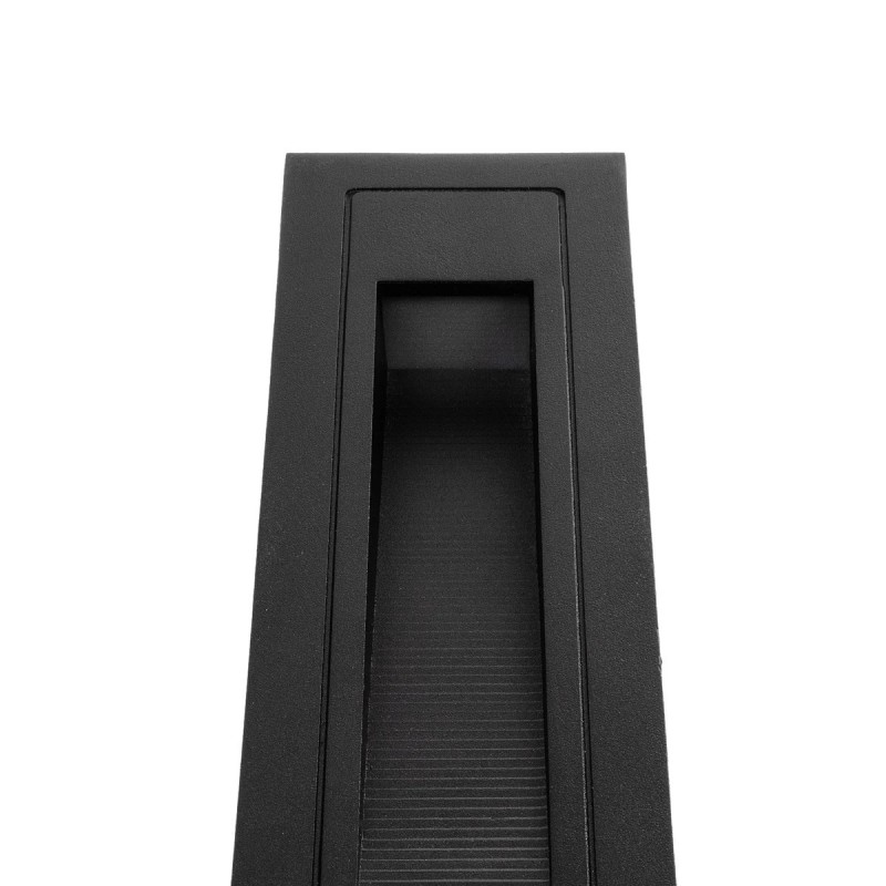 kelvo® STEPART KLV-101-0092 Χωνευτό Φωτιστικό Σκαλοπατιού / Διαδρόμου LED 3W 375lm 45° AC 220-240V Αδιάβροχο IP65 Θερμό Λευκό 2700K - Lumileds SMD Chip & TÜV SÜD Driver - Μαύρο Ματ - Μ6.5 x Π6.5 x Υ21cm / Q5.4 x 18.9cm - 5 Χρόνια Εγγύηση