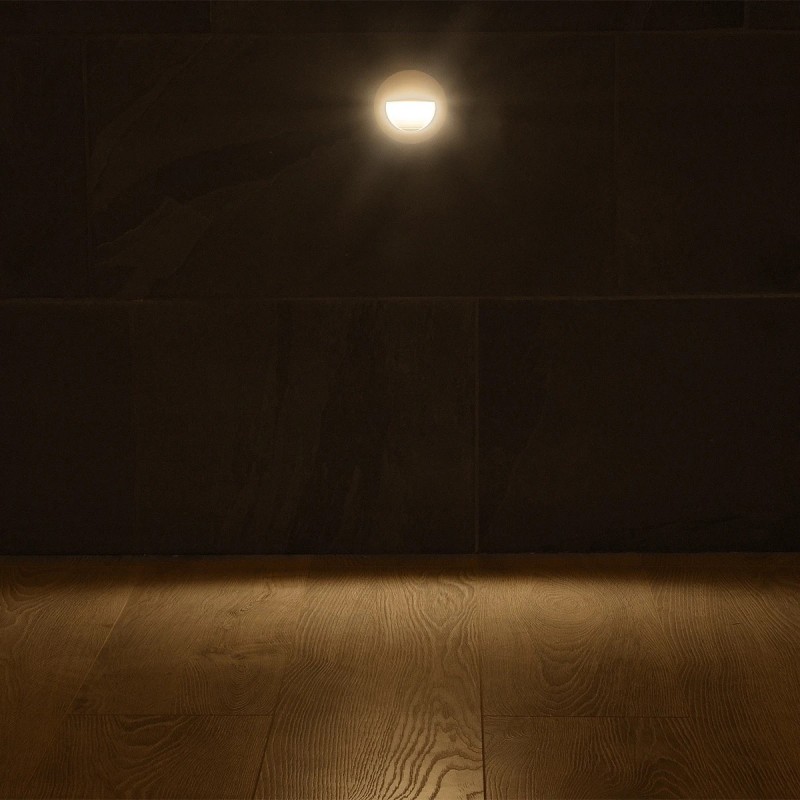 kelvo® STEPART KLV-101-0076 Χωνευτό Φωτιστικό Σκαλοπατιού / Διαδρόμου LED 3W 375lm 45° AC 220-240V Αδιάβροχο IP65 Θερμό Λευκό 2700K - Lumileds SMD Chip & TÜV SÜD Driver - Λευκό Ματ - Μ8.3 x Π4.5 x Υ8.3cm / Q6.6 x 6.6cm - 5 Χρόνια Εγγύηση