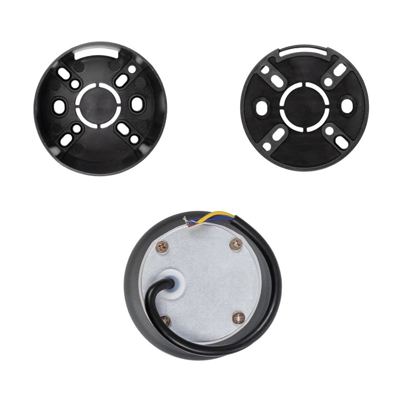 kelvo® STEPART KLV-101-0075 Χωνευτό Φωτιστικό Σκαλοπατιού / Διαδρόμου LED 3W 375lm 45° AC 220-240V Αδιάβροχο IP65 Θερμό Λευκό 2700K - Lumileds SMD Chip & TÜV SÜD Driver - Γκρι Ανθρακί Ματ - Μ8.3 x Π4.5 x Υ8.3cm / Q6.6 x 6.6cm - 5 Χρόνια Εγγύηση