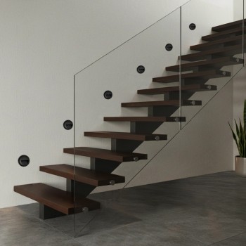 kelvo® STEPART KLV-101-0074 Χωνευτό Φωτιστικό Σκαλοπατιού / Διαδρόμου LED 3W 375lm 45° AC 220-240V Αδιάβροχο IP65 Θερμό Λευκό 2700K - Lumileds SMD Chip & TÜV SÜD Driver - Μαύρο Ματ - Μ8.3 x Π4.5 x Υ8.3cm / Q6.6 x 6.6cm - 5 Χρόνια Εγγύηση