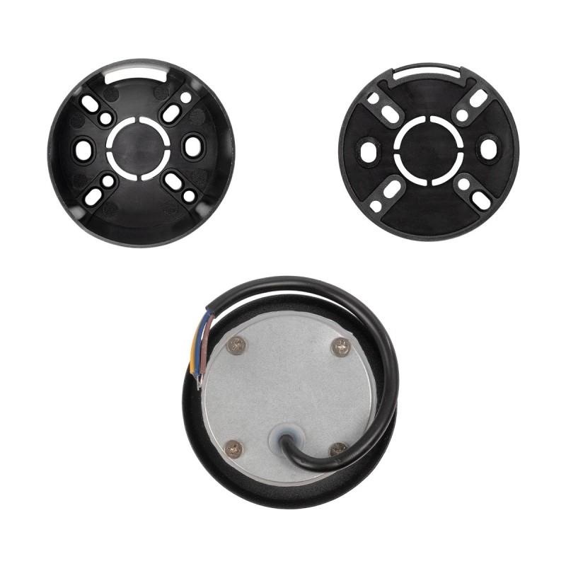 kelvo® STEPART KLV-101-0074 Χωνευτό Φωτιστικό Σκαλοπατιού / Διαδρόμου LED 3W 375lm 45° AC 220-240V Αδιάβροχο IP65 Θερμό Λευκό 2700K - Lumileds SMD Chip & TÜV SÜD Driver - Μαύρο Ματ - Μ8.3 x Π4.5 x Υ8.3cm / Q6.6 x 6.6cm - 5 Χρόνια Εγγύηση