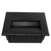 kelvo® STEPART KLV-101-0083 Χωνευτό Φωτιστικό Σκαλοπατιού / Διαδρόμου LED 3W 375lm 45° AC 220-240V Αδιάβροχο IP65 Θερμό Λευκό 2700K - Lumileds SMD Chip & TÜV SÜD Driver - Μαύρο Ματ - Μ11.5 x Π5.3 x Υ8.3cm / Q10.6 x 7.6cm - 5 Χρόνια Εγγύηση