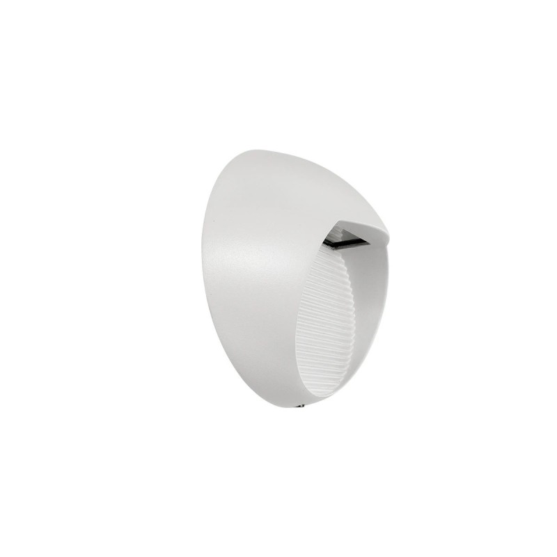 kelvo® STEPART KLV-101-0100 Φωτιστικό Σκαλοπατιού / Διαδρόμου LED 3W 375lm 45° AC 220-240V Αδιάβροχο IP65 Θερμό Λευκό 2700K - Lumileds SMD Chip & TÜV SÜD Driver - Λευκό Ματ - Μ26 x Π5.5 x Υ13cm - 5 Χρόνια Εγγύηση