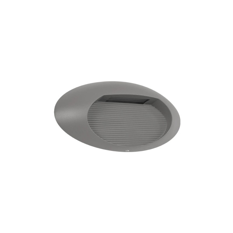 kelvo® STEPART KLV-101-0099 Φωτιστικό Σκαλοπατιού / Διαδρόμου LED 3W 375lm 45° AC 220-240V Αδιάβροχο IP65 Θερμό Λευκό 2700K - Lumileds SMD Chip & TÜV SÜD Driver - Γκρι Ανθρακί Ματ - Μ26 x Π5.5 x Υ13cm - 5 Χρόνια Εγγύηση