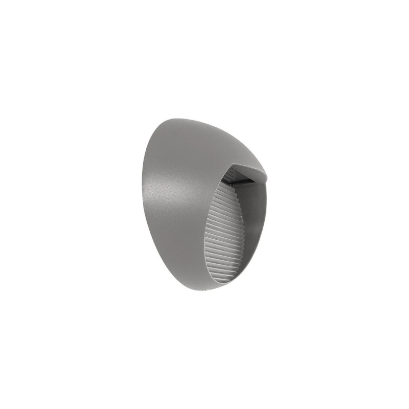 kelvo® STEPART KLV-101-0099 Φωτιστικό Σκαλοπατιού / Διαδρόμου LED 3W 375lm 45° AC 220-240V Αδιάβροχο IP65 Θερμό Λευκό 2700K - Lumileds SMD Chip & TÜV SÜD Driver - Γκρι Ανθρακί Ματ - Μ26 x Π5.5 x Υ13cm - 5 Χρόνια Εγγύηση