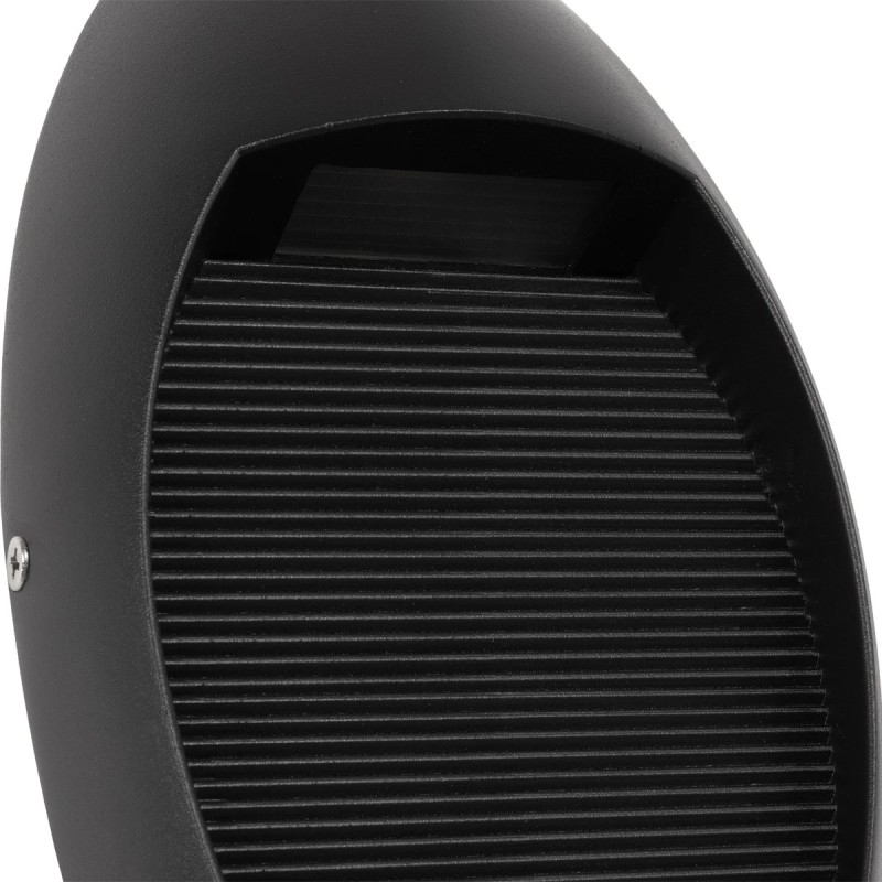 kelvo® STEPART KLV-101-0101 Φωτιστικό Σκαλοπατιού / Διαδρόμου LED 3W 375lm 45° AC 220-240V Αδιάβροχο IP65 Θερμό Λευκό 2700K - Lumileds SMD Chip & TÜV SÜD Driver - Μαύρο Ματ - Μ13 x Π5.5 x Υ26cm - 5 Χρόνια Εγγύηση