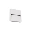 kelvo® STEPART KLV-101-0106 Φωτιστικό Σκαλοπατιού / Διαδρόμου LED 4W 500lm 45° AC 220-240V Αδιάβροχο IP65 Θερμό Λευκό 2700K - Lumileds SMD Chip & TÜV SÜD Driver - Λευκό Ματ - Μ15 x Π3.5 x Υ15cm - 5 Χρόνια Εγγύηση