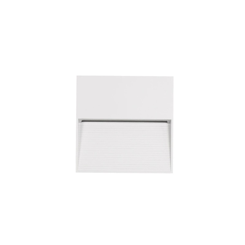 kelvo® STEPART KLV-101-0106 Φωτιστικό Σκαλοπατιού / Διαδρόμου LED 4W 500lm 45° AC 220-240V Αδιάβροχο IP65 Θερμό Λευκό 2700K - Lumileds SMD Chip & TÜV SÜD Driver - Λευκό Ματ - Μ15 x Π3.5 x Υ15cm - 5 Χρόνια Εγγύηση