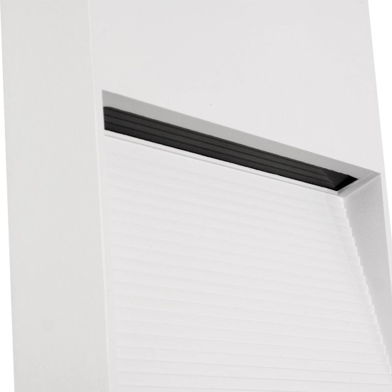 kelvo® STEPART KLV-101-0106 Μοντέρνο Φωτιστικό Σκαλοπατιού - Διαδρόμου LED 4W 500lm 45° AC 220-240V Αδιάβροχο IP65 Θερμό Λευκό 2700K - Lumileds SMD Chip & TÜV SÜD Driver - Λευκό Ματ - Μ15 x Π3.5 x Υ15cm - 5 Χρόνια Εγγύηση kelvo® STEPART KLV-101-0106 Μοντέρνο Φωτιστικό Σκαλοπατιού - Διαδρόμου LED 4W 500lm 45° AC 220-240V Αδιάβροχο IP65 Θερμό Λευκό 2700K - Lumileds SMD Chip & TÜV SÜD Driver - Λευκό Ματ - Μ15 x Π3.5 x Υ15cm - 5 Χρόνια Εγγύηση