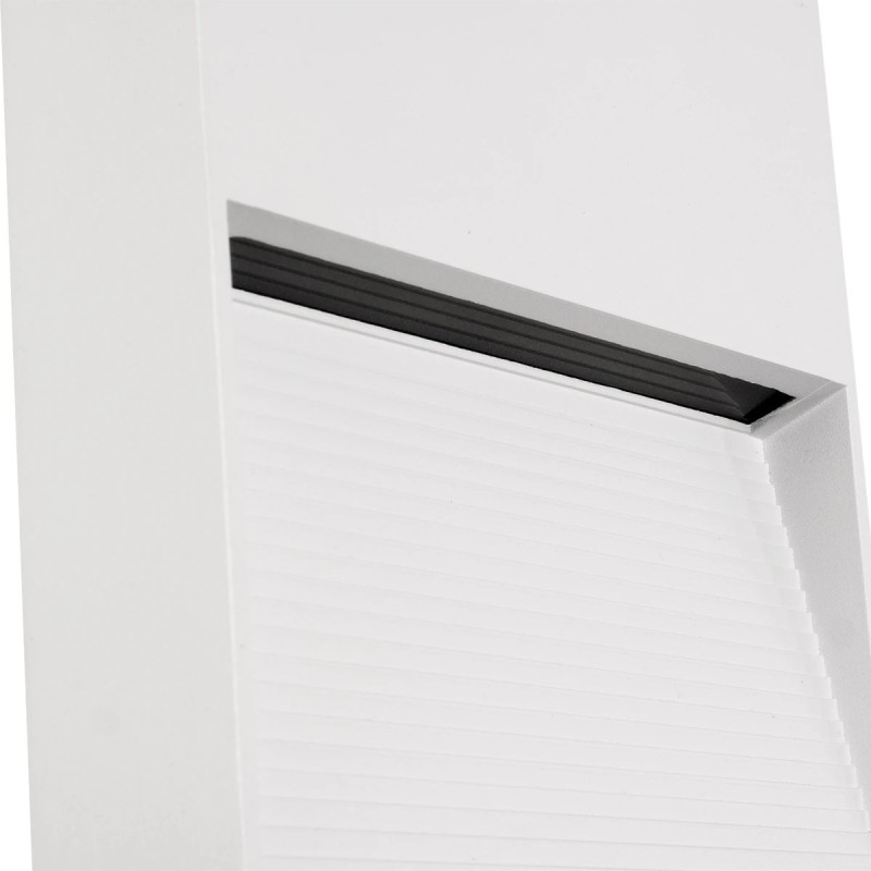 kelvo® STEPART KLV-101-0106 Φωτιστικό Σκαλοπατιού / Διαδρόμου LED 4W 500lm 45° AC 220-240V Αδιάβροχο IP65 Θερμό Λευκό 2700K - Lumileds SMD Chip & TÜV SÜD Driver - Λευκό Ματ - Μ15 x Π3.5 x Υ15cm - 5 Χρόνια Εγγύηση