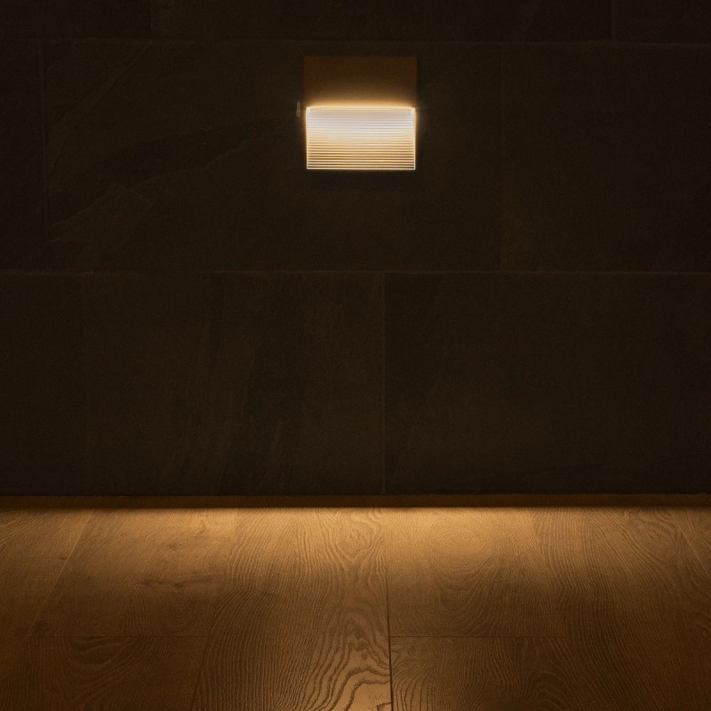 kelvo® STEPART KLV-101-0105 Φωτιστικό Σκαλοπατιού / Διαδρόμου LED 4W 500lm 45° AC 220-240V Αδιάβροχο IP65 Θερμό Λευκό 2700K - Lumileds SMD Chip & TÜV SÜD Driver - Γκρι Ανθρακί Ματ - Μ15 x Π3.5 x Υ15cm - 5 Χρόνια Εγγύηση