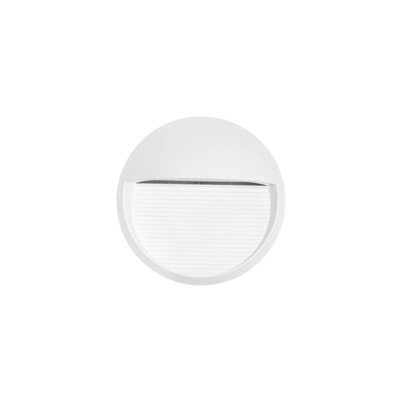kelvo® STEPART KLV-101-0097 Φωτιστικό Σκαλοπατιού / Διαδρόμου LED 3W 375lm 45° AC 220-240V Αδιάβροχο IP65 Θερμό Λευκό 2700K - Lumileds SMD Chip & TÜV SÜD Driver - Λευκό Ματ - Μ16 x Π8 x Υ16cm - 5 Χρόνια Εγγύηση