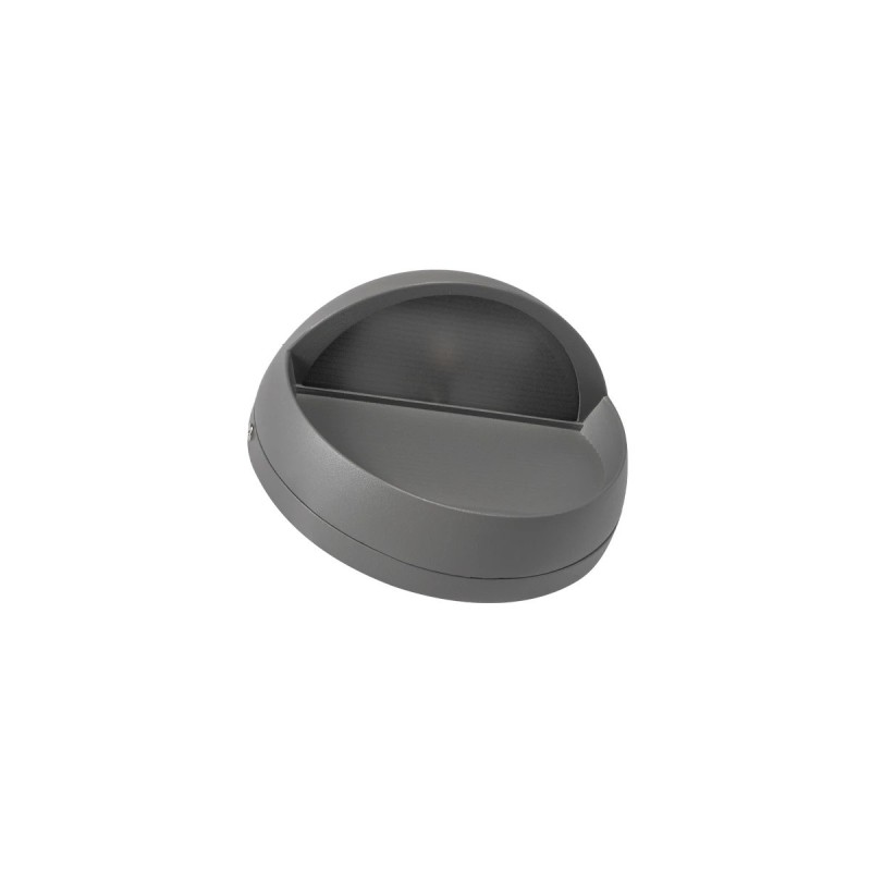 kelvo® STEPART KLV-101-0096 Φωτιστικό Σκαλοπατιού / Διαδρόμου LED 3W 375lm 45° AC 220-240V Αδιάβροχο IP65 Θερμό Λευκό 2700K - Lumileds SMD Chip & TÜV SÜD Driver - Γκρι Ανθρακί Ματ - Μ16 x Π8 x Υ16cm - 5 Χρόνια Εγγύηση