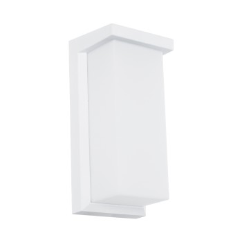 GLOBOSTAR® LOFT 60760 Μοντέρνο Φωτιστικό Τοίχου - Απλίκα LED 18W 1890lm 120° AC 220-240V Αδιάβροχο IP65 Φυσικό Λευκό 4500K - Bridgelux SMD Chip - Λευκό Ματ - Μ24.5 x Π11 x Υ9.5cm - 3 Χρόνια Εγγύηση