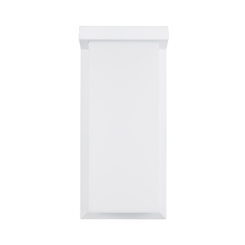 GLOBOSTAR® LOFT 60760 Φωτιστικό Τοίχου - Απλίκα Εσωτερικού/Εξωτερικού Χώρου LED 18W 1890lm 120° AC175-265V Αδιάβροχο IP65 - Πλαστικό Σώμα - Φυσικό λευκό 4500K - Μ24.5 x Π11 x Υ9.5cm - Λευκό - Bridgelux Chip - 3 Χρόνια Εγγύηση