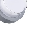 GLOBOSTAR® NEXUS 60762 Φωτιστικό Τοίχου - Απλίκα Εσωτερικού/Εξωτερικού Χώρου LED 10W 1050lm 120° AC175-265V Αδιάβροχο IP65 - Πλαστικό Σώμα - Φυσικό λευκό 4500K - Φ17 x Υ9cm - Γκρι - Bridgelux Chip - 3 Χρόνια Εγγύηση