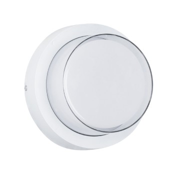 GLOBOSTAR® NEXUS 60763 Μοντέρνο Φωτιστικό Τοίχου - Απλίκα LED 10W 1050lm 120° AC 220-240V Αδιάβροχο IP65 Φυσικό Λευκό 4500K - Bridgelux SMD Chip - Λευκό Ματ - Μ17 x Π17 x Υ9cm - 3 Χρόνια Εγγύηση