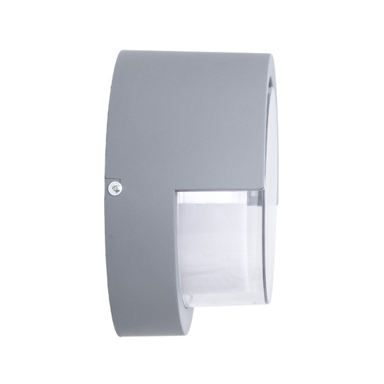 GLOBOSTAR® APEX 60765 Φωτιστικό Τοίχου - Απλίκα Εσωτερικού/Εξωτερικού Χώρου LED 10W 1050lm 120° AC175-265V Αδιάβροχο IP65 - Πλαστικό Σώμα - Φυσικό λευκό 4500K - Φ17 x Υ9cm - Γκρι - Bridgelux Chip - 3 Χρόνια Εγγύηση GLOBOSTAR® APEX 60765 Φωτιστικό Τοίχου - Απλίκα Εσωτερικού/Εξωτερικού Χώρου LED 10W 1050lm 120° AC175-265V Αδιάβροχο IP65 - Πλαστικό Σώμα - Φυσικό λευκό 4500K - Φ17 x Υ9cm - Γκρι - Bridgelux Chip - 3 Χρόνια Εγγύηση