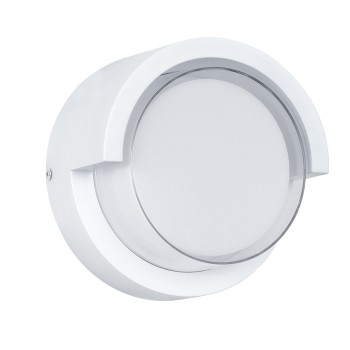 GLOBOSTAR® APEX 60766 Μοντέρνο Φωτιστικό Τοίχου - Απλίκα LED 10W 1050lm 120° AC 220-240V Αδιάβροχο IP65 Φυσικό Λευκό 4500K - Bridgelux SMD Chip - Λευκό Ματ - Μ17 x Π17 x Υ9cm - 3 Χρόνια Εγγύηση