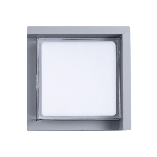 GLOBOSTAR® APEX 60771 Φωτιστικό Τοίχου - Απλίκα Εσωτερικού/Εξωτερικού Χώρου LED 10W 1050lm 120° AC175-265V Αδιάβροχο IP65 - Πλαστικό Σώμα - Φυσικό λευκό 4500K - Μ17 x Π17 x Υ9cm - Γκρι - Bridgelux Chip - 3 Χρόνια Εγγύηση GLOBOSTAR® APEX 60771 Φωτιστικό Τοίχου - Απλίκα Εσωτερικού/Εξωτερικού Χώρου LED 10W 1050lm 120° AC175-265V Αδιάβροχο IP65 - Πλαστικό Σώμα - Φυσικό λευκό 4500K - Μ17 x Π17 x Υ9cm - Γκρι - Bridgelux Chip - 3 Χρόνια Εγγύηση