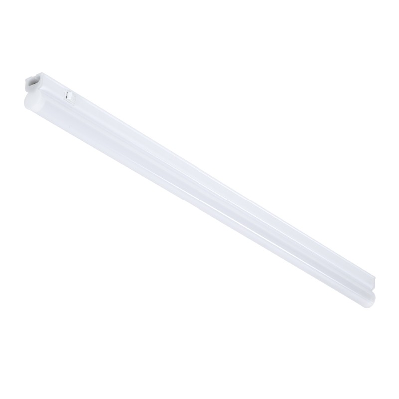 GloboStar® TUBO 60787 Γραμμικό Φωτιστικό Οροφής Linear LED Τύπου T5 Επεκτεινόμενο 9W 900lm 180° AC 220-240V IP20 Πάγκου Κουζίνας με Διακόπτη On/Off Μ60 x Π2.2 x Υ3.5cm Ψυχρό Λευκό 6000K - Λευκό - 3 Years Warranty
