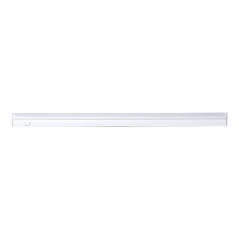GloboStar® TUBO 60787 Γραμμικό Φωτιστικό Οροφής Linear LED Τύπου T5 Επεκτεινόμενο 9W 900lm 180° AC 220-240V IP20 Πάγκου Κουζίνας με Διακόπτη On/Off Μ60 x Π2.2 x Υ3.5cm Ψυχρό Λευκό 6000K - Λευκό - 3 Years Warranty