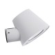 GloboStar® GARDENIA 60797 Φωτιστικό Τοίχου - Απλίκα Αρχιτεκτονικού Φωτισμού Εσωτερικού/Εξωτερικού Χώρου Up or Down LED 7W 700lm 60° AC220-240V Αδιάβροχο IP65 - Σώμα Αλουμινίου & Tempered Glass - Μ9.5 x Π13 x Υ7.7cm - Θερμό Λευκό 2700K - Λευκό - Bridge