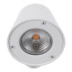 GloboStar® GARDENIA 60797 Φωτιστικό Τοίχου - Απλίκα Αρχιτεκτονικού Φωτισμού Εσωτερικού/Εξωτερικού Χώρου Up or Down LED 7W 700lm 60° AC220-240V Αδιάβροχο IP65 - Σώμα Αλουμινίου & Tempered Glass - Μ9.5 x Π13 x Υ7.7cm - Θερμό Λευκό 2700K - Λευκό - Bridge