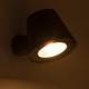 GloboStar® GARDENIA 60798 Φωτιστικό Τοίχου - Απλίκα Αρχιτεκτονικού Φωτισμού Εσωτερικού/Εξωτερικού Χώρου Up or Down LED 7W 700lm 60° AC220-240V Αδιάβροχο IP65 - Σώμα Αλουμινίου & Tempered Glass - Μ9.5 x Π13 x Υ7.7cm - Θερμό Λευκό 2700K - Γκρι Ανθρακί -