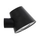 GloboStar® GARDENIA 60799 Φωτιστικό Τοίχου - Απλίκα Αρχιτεκτονικού Φωτισμού Εσωτερικού/Εξωτερικού Χώρου Up or Down LED 7W 700lm 60° AC220-240V Αδιάβροχο IP65 - Σώμα Αλουμινίου & Tempered Glass - Μ9.5 x Π13 x Υ7.7cm - Θερμό Λευκό 2700K - Μαύρο - Bridge