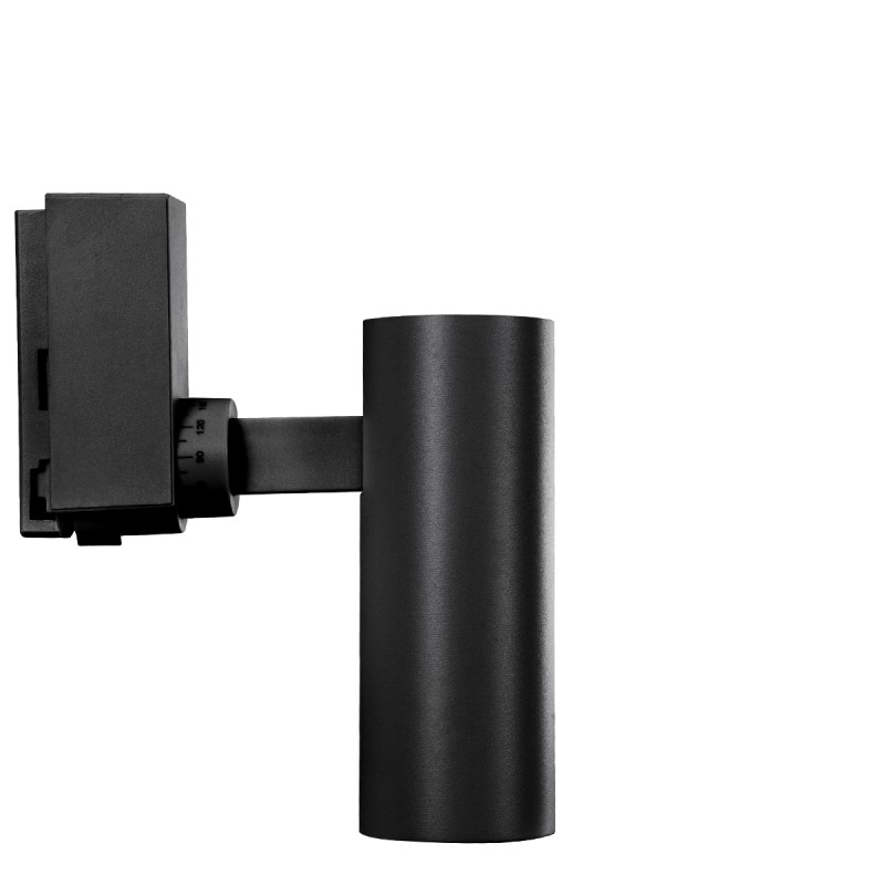 Globostar BEAMTRACK 60805 Μονοφασικό Φωτιστικό Σποτ Ράγας LED 10W 230V 1200lm 30° Acrylic HQ LENS AC 220-240V IP20 Φ4.6 x Υ12.5cm Θερμό Λευκό 3000k - EUROTRACK® System 1L+1N - Μαύρο - Bridgelux Chip - TUV Certified Driver - 5 Χρόνια Εγγύηση