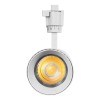Globostar BEAMTRACK 60814 Μονοφασικό Φωτιστικό Σποτ Ράγας LED 30W 230V 3600lm 30° Acrylic HQ LENS AC 220-240V IP20 Φ7.4 x Υ17.9cm Θερμό Λευκό 3000k - EUROTRACK® System 1L+1N - Λευκό - Bridgelux Chip - TUV Certified Driver - 5 Χρόνια Εγγύηση